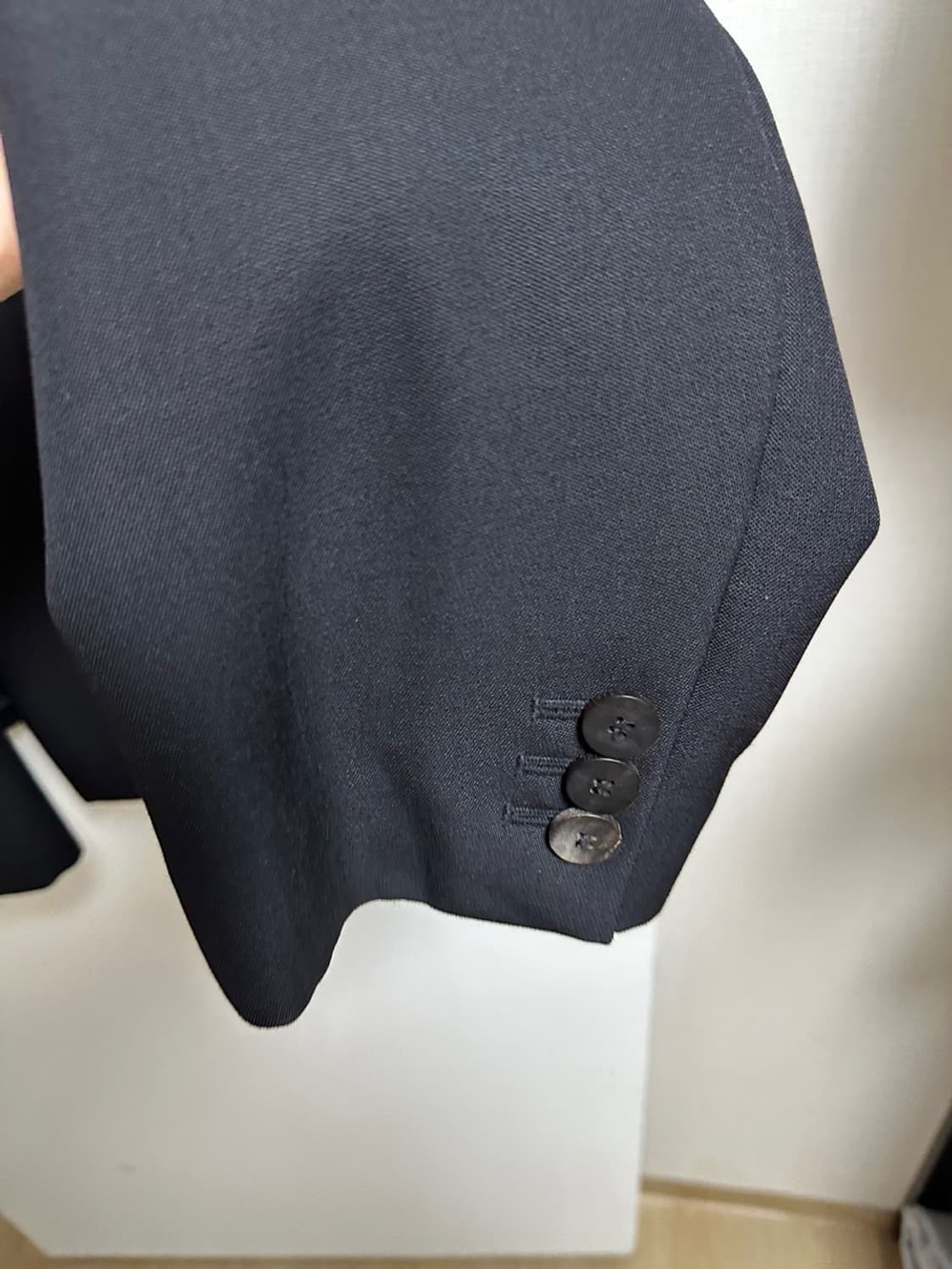 [48]우영미 블랙 벨티드 싱글 자켓 상품이미지5