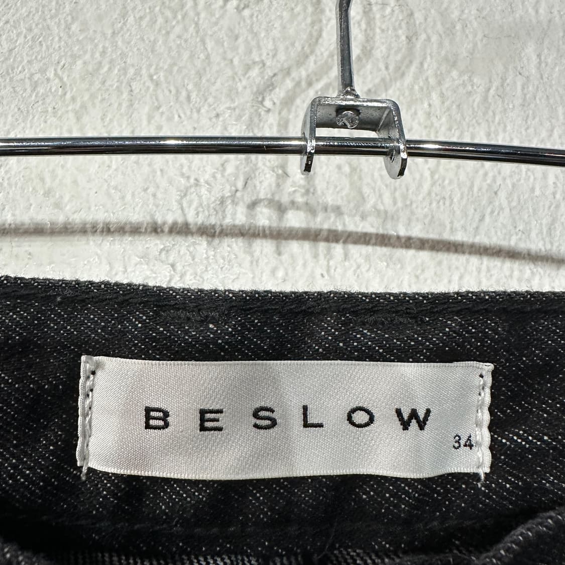 비슬로우 데님 흑청바지 34 상품이미지3