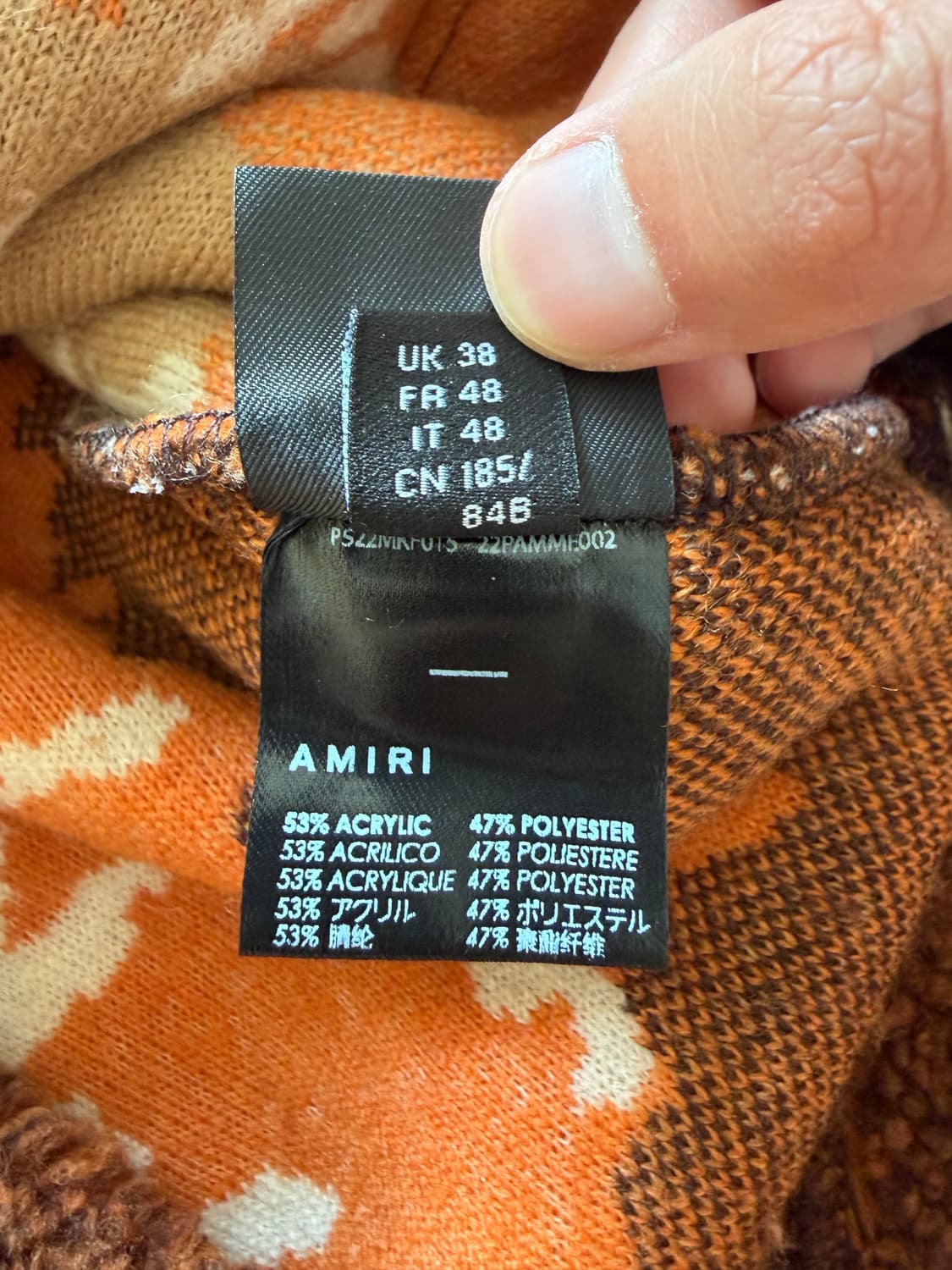 Amiri tie dye fleece hoodie 상품이미지5