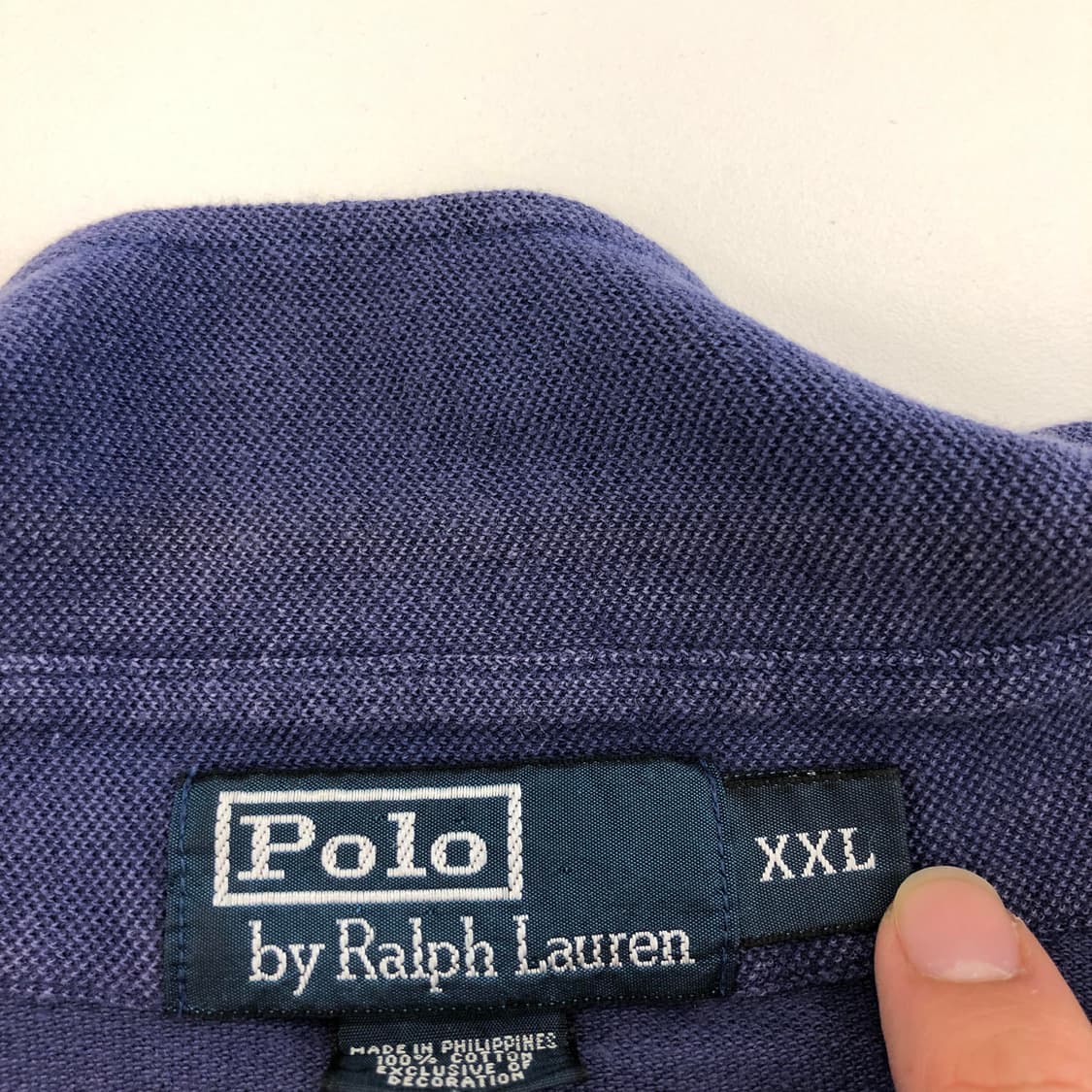폴로 랄프로렌 가먼트빈티지 페이딩 카라티 XXL 상품이미지5