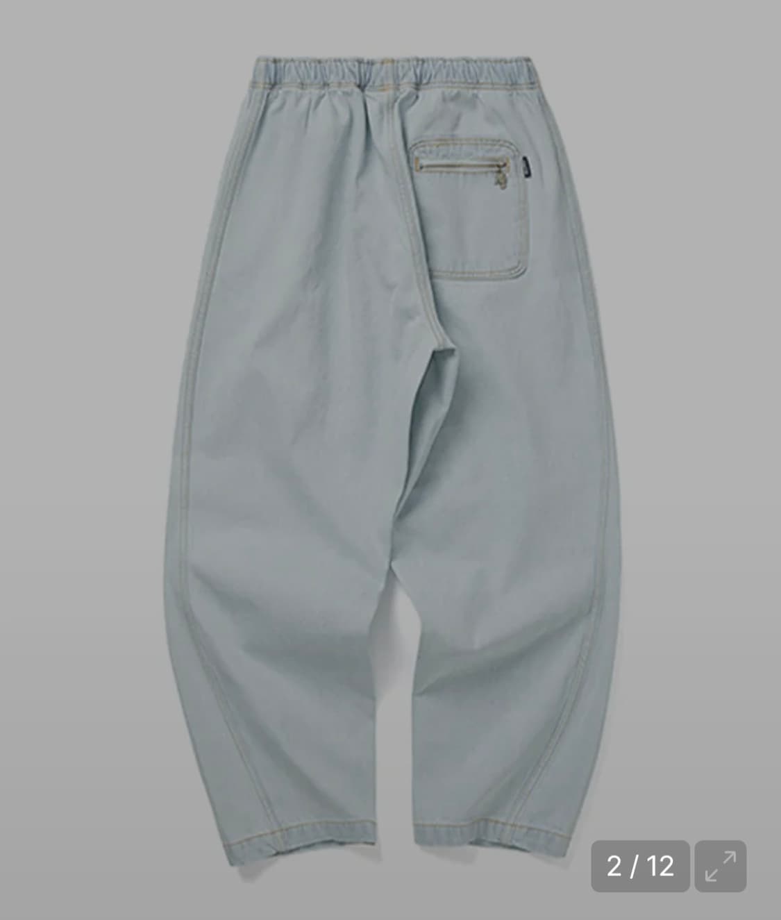 위캔더스(WKNDRS) 벌룬 데님 팬츠 판매합니다. 상품이미지5