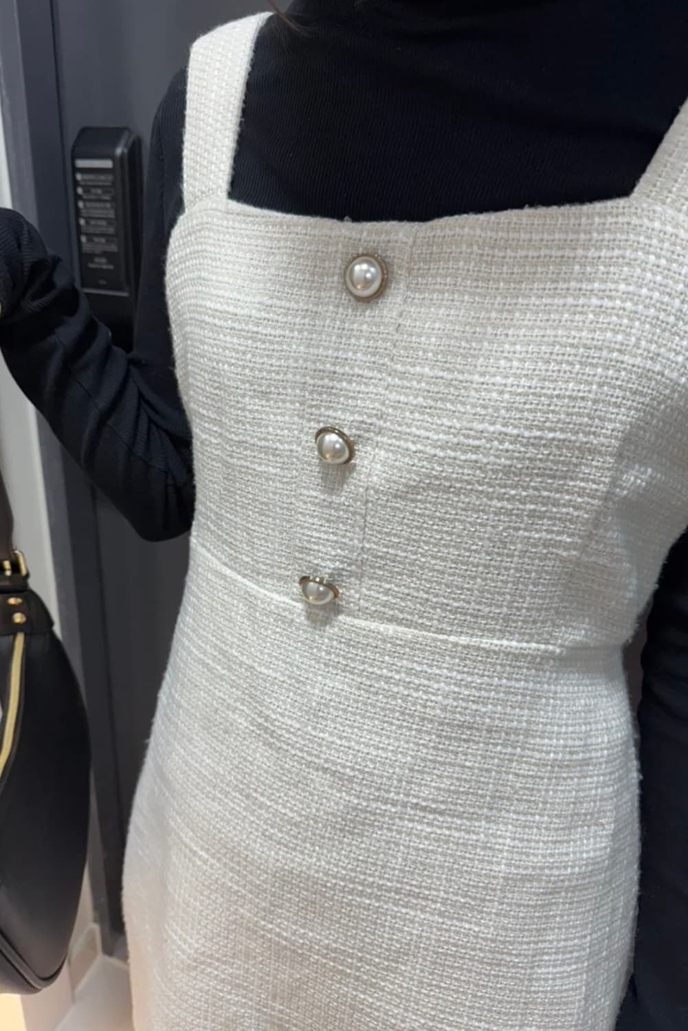 아이보리 트위드 원피스 상품이미지3