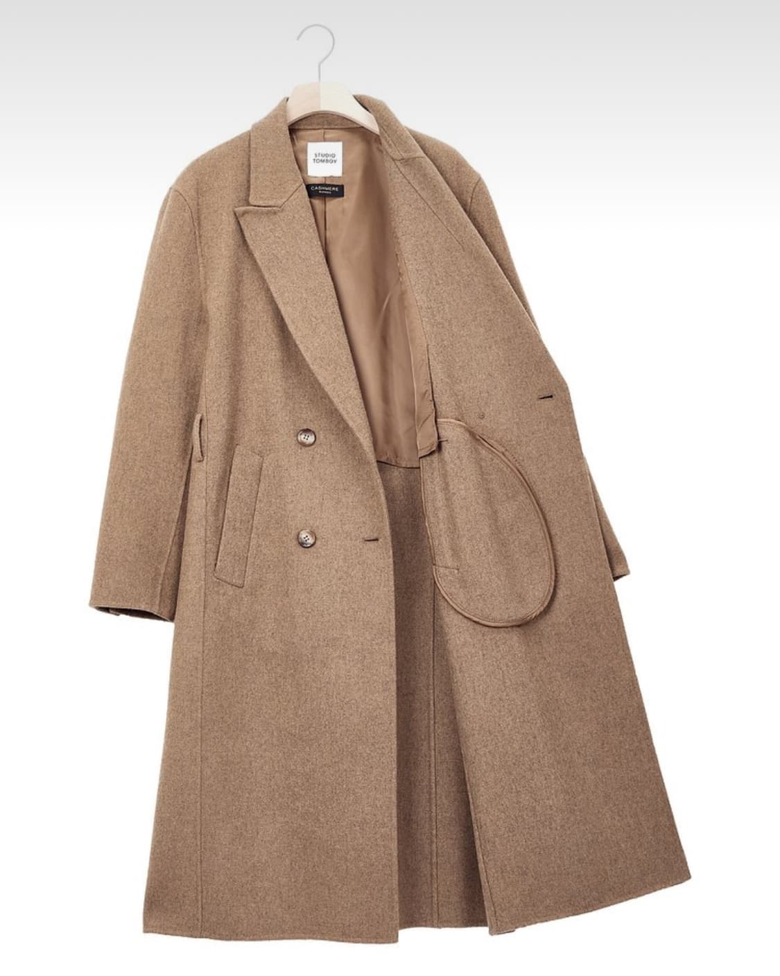 [Studio Tomboy]스튜디오톰보이 벨티드코트(베이지) 상품이미지3