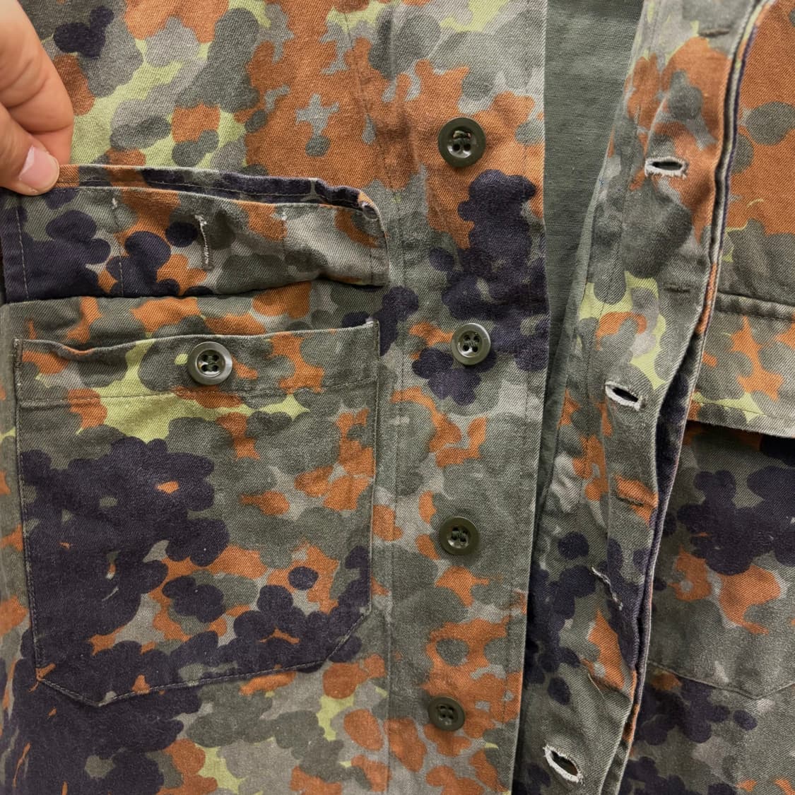 독일 연방군 플랙탄 카모 셔츠 (M) 상품이미지5