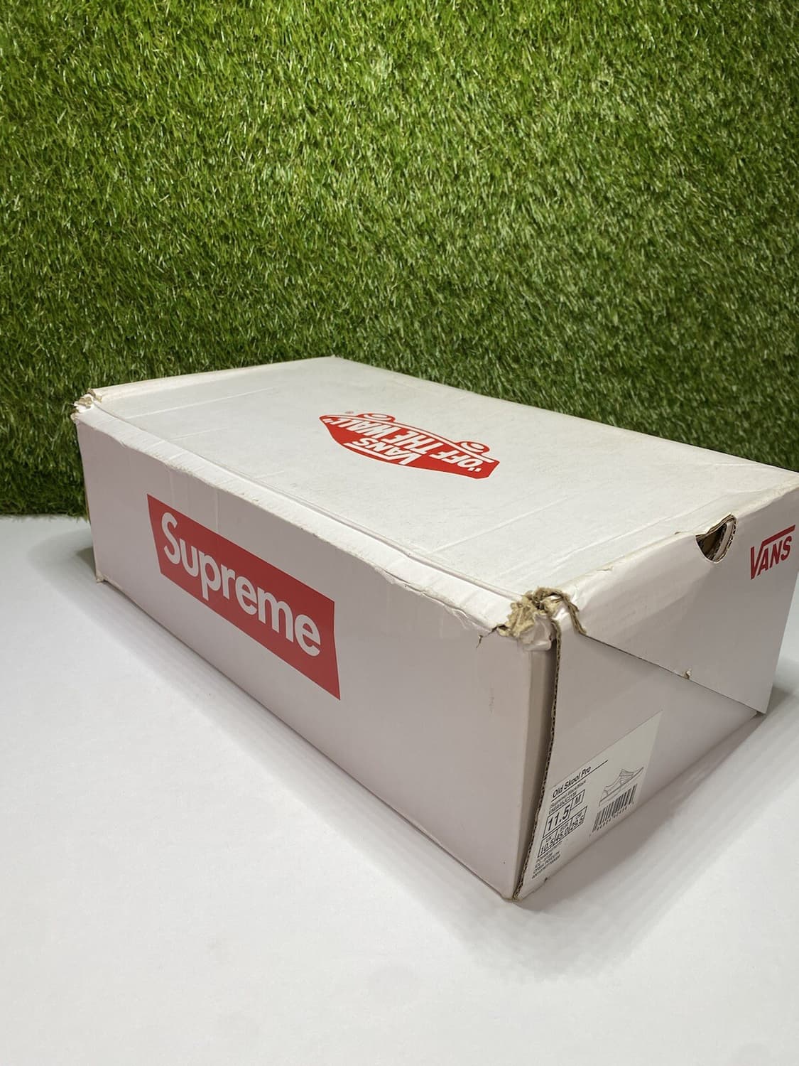 20FW 반스 x 슈프림 올드 스쿨 프로 로고 패턴 - 블랙 상품이미지6