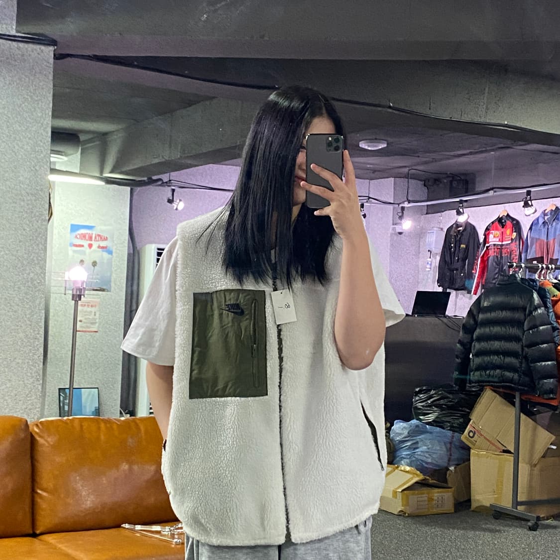 나이키 리버시블 양털 베스트 B3199 상품이미지2