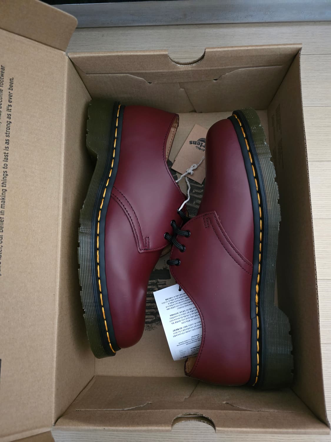 닥터마틴 1461 스무스 레더 체리 레드 280 상품이미지1