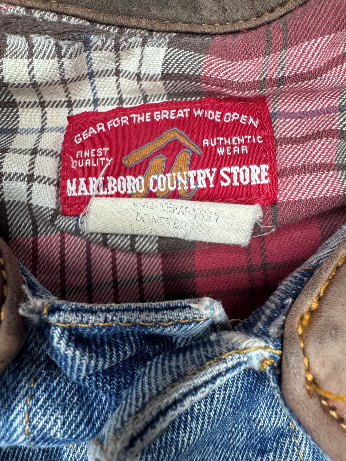 빈티지 90s 말보로 컨츄리 MARLBORO 데님자켓 L 상품이미지3