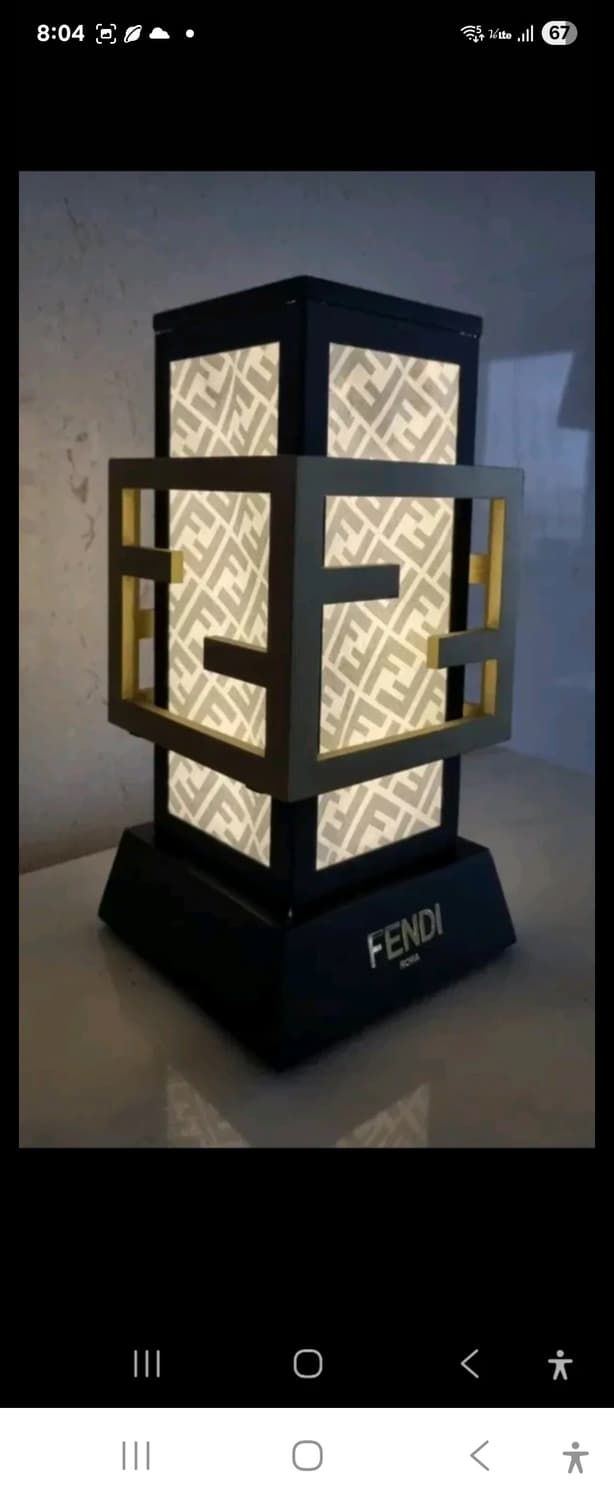 (정품)펜디 로고 테이블 램프 상품이미지5