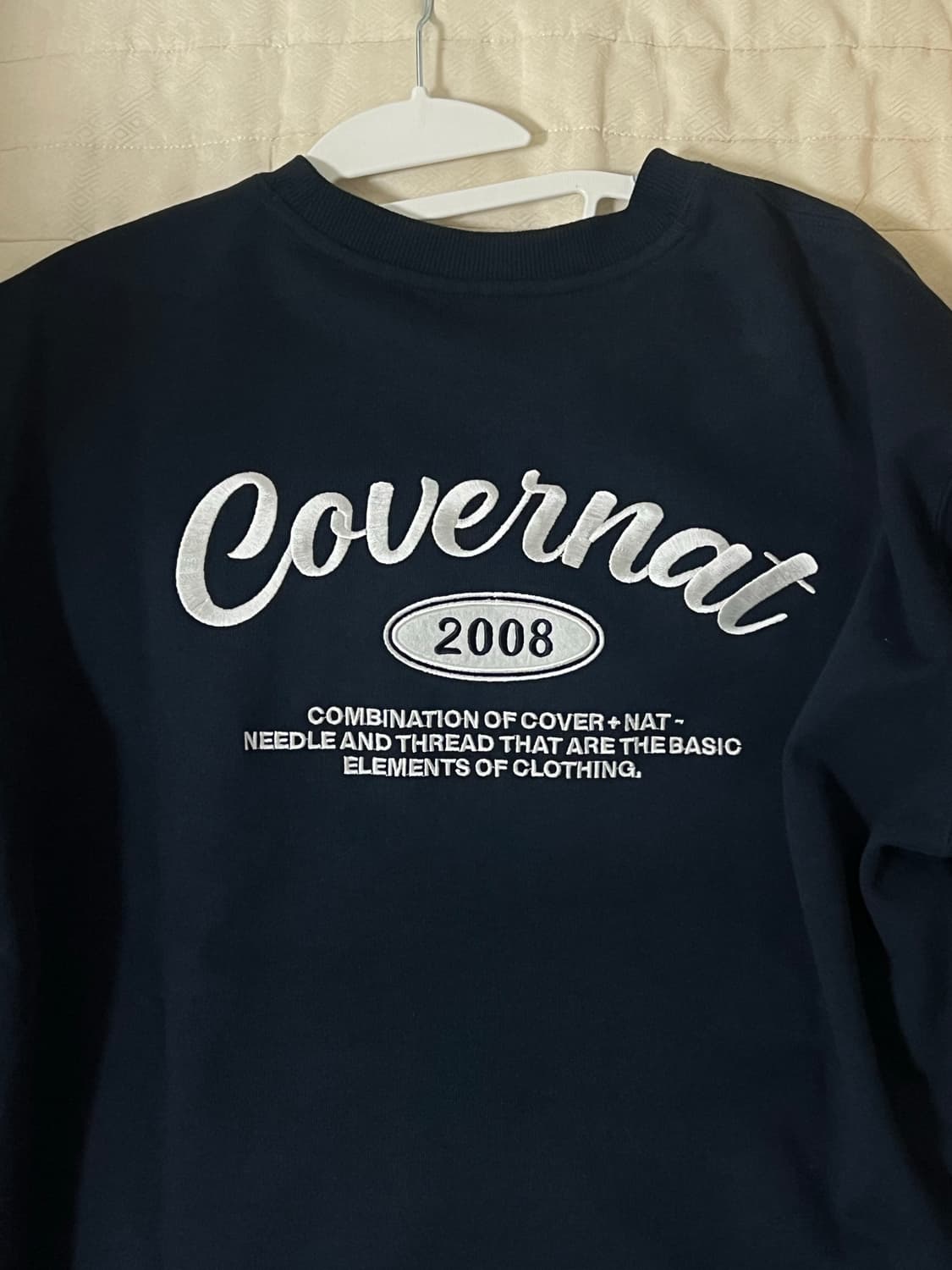 커버낫 맨투맨 네이비 상품이미지2