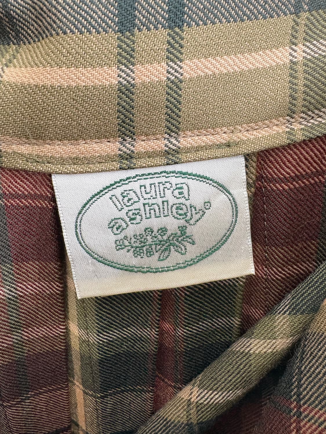 LAURA ASHLEY (Made in Japan) 체크스커트 상품이미지6