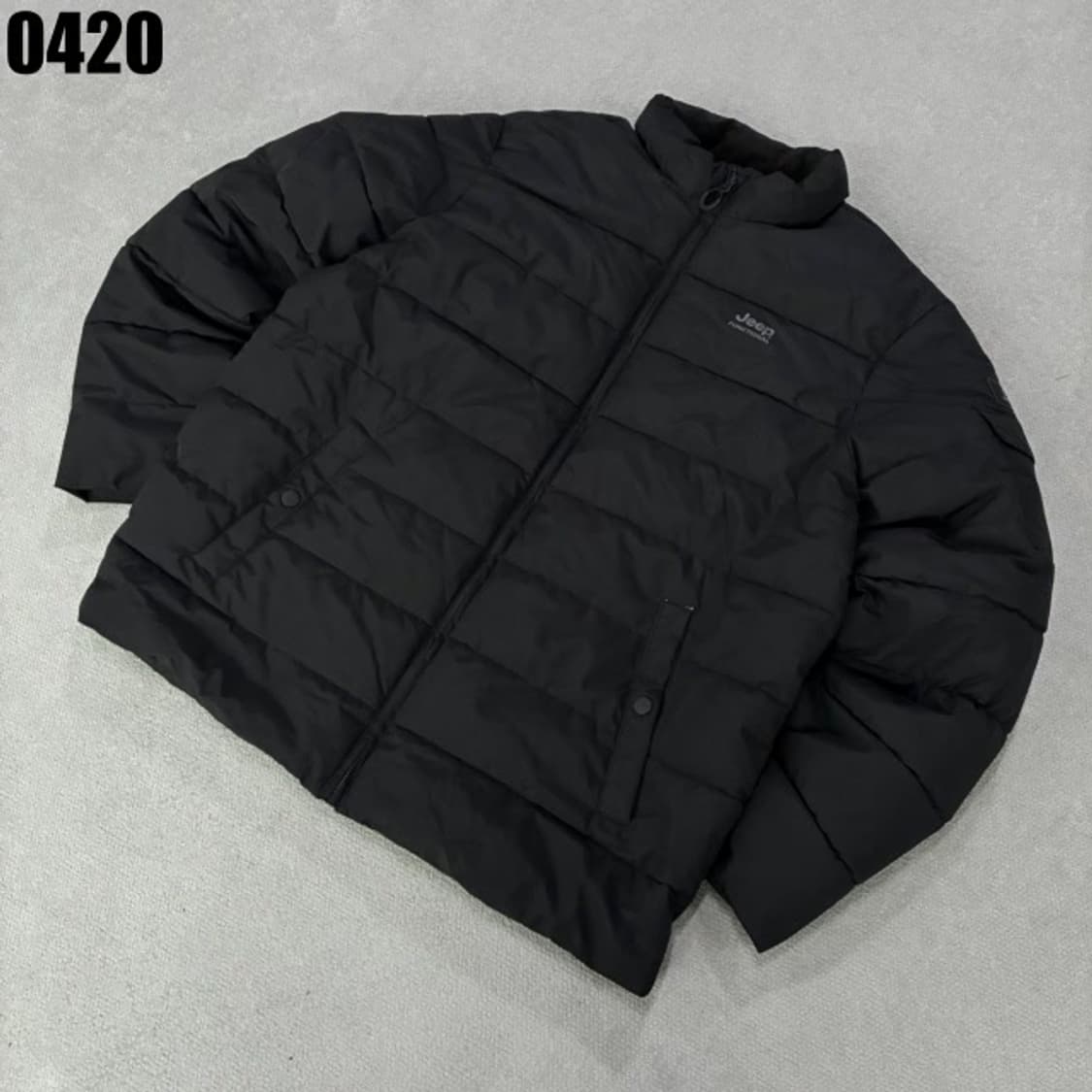 Jeep 지프 블랙 패딩 점퍼 XL 상품이미지1