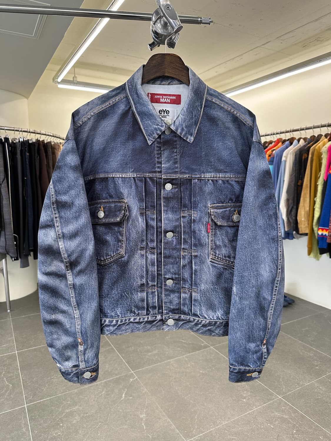 junyawatanabe x levis 트롱프뢰유 2세대 트러커 재킷 상품이미지1