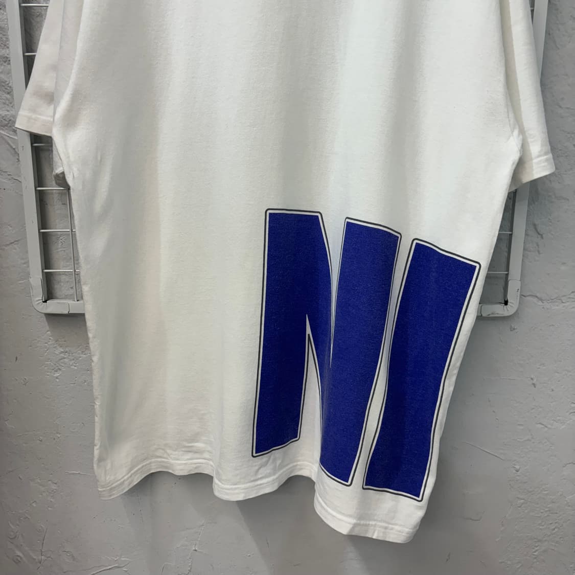 90s 나이키 올드스쿨 스펠아웃 로고 반팔 티셔츠 XL 상품이미지4