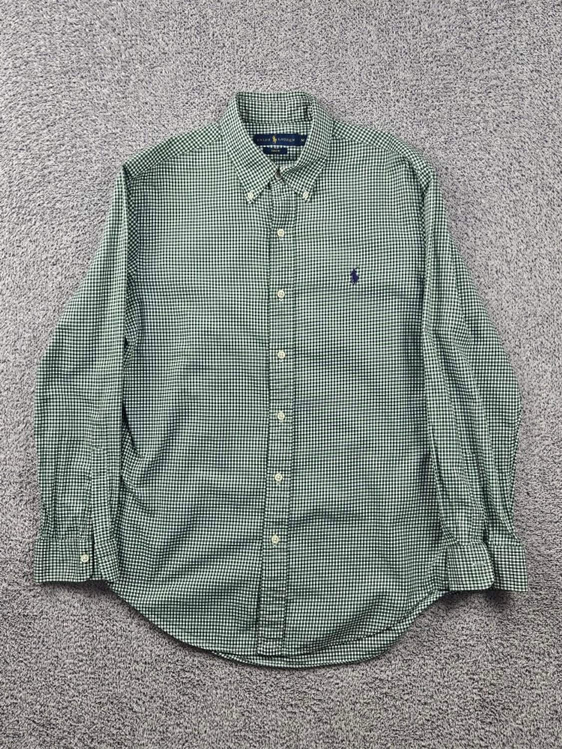 폴로랄프로렌 슬림핏 깅엄 체크 패턴 셔츠 ( M ) / 11089 상품이미지2