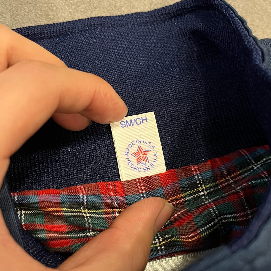 90년대 미국 생산 네이비 바라쿠다 자켓 상품이미지6