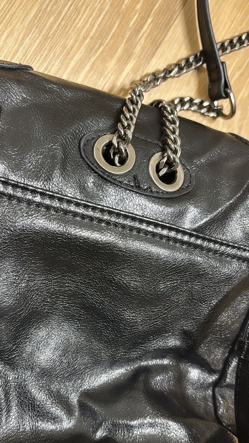 자라 블랙 체인 백팩 상품이미지4