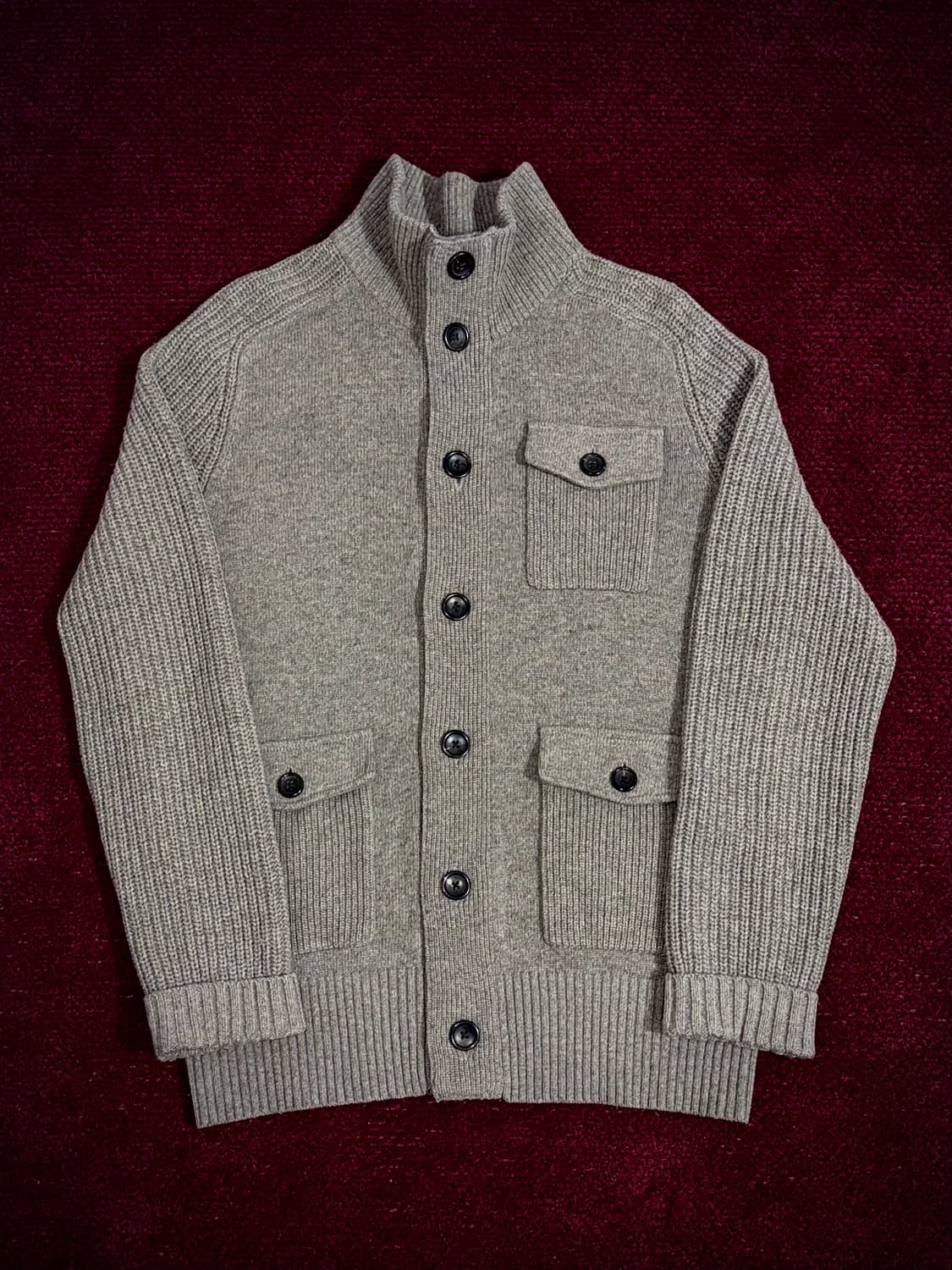 바나나리퍼블릭 메리노울 니트 자켓 M 상품이미지1