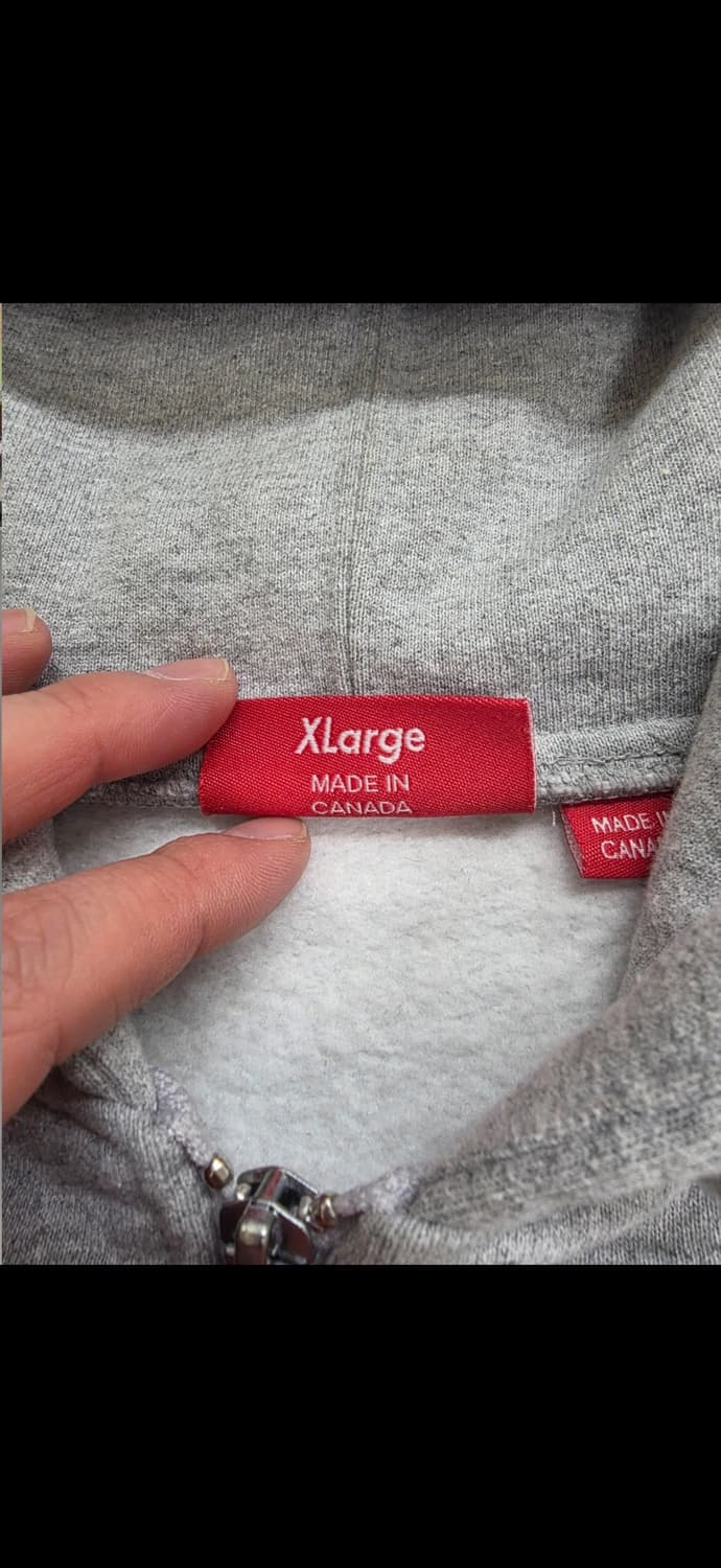 슈프림 23fw S로고 집업 후드 헤더 그레이 XL 상품이미지2