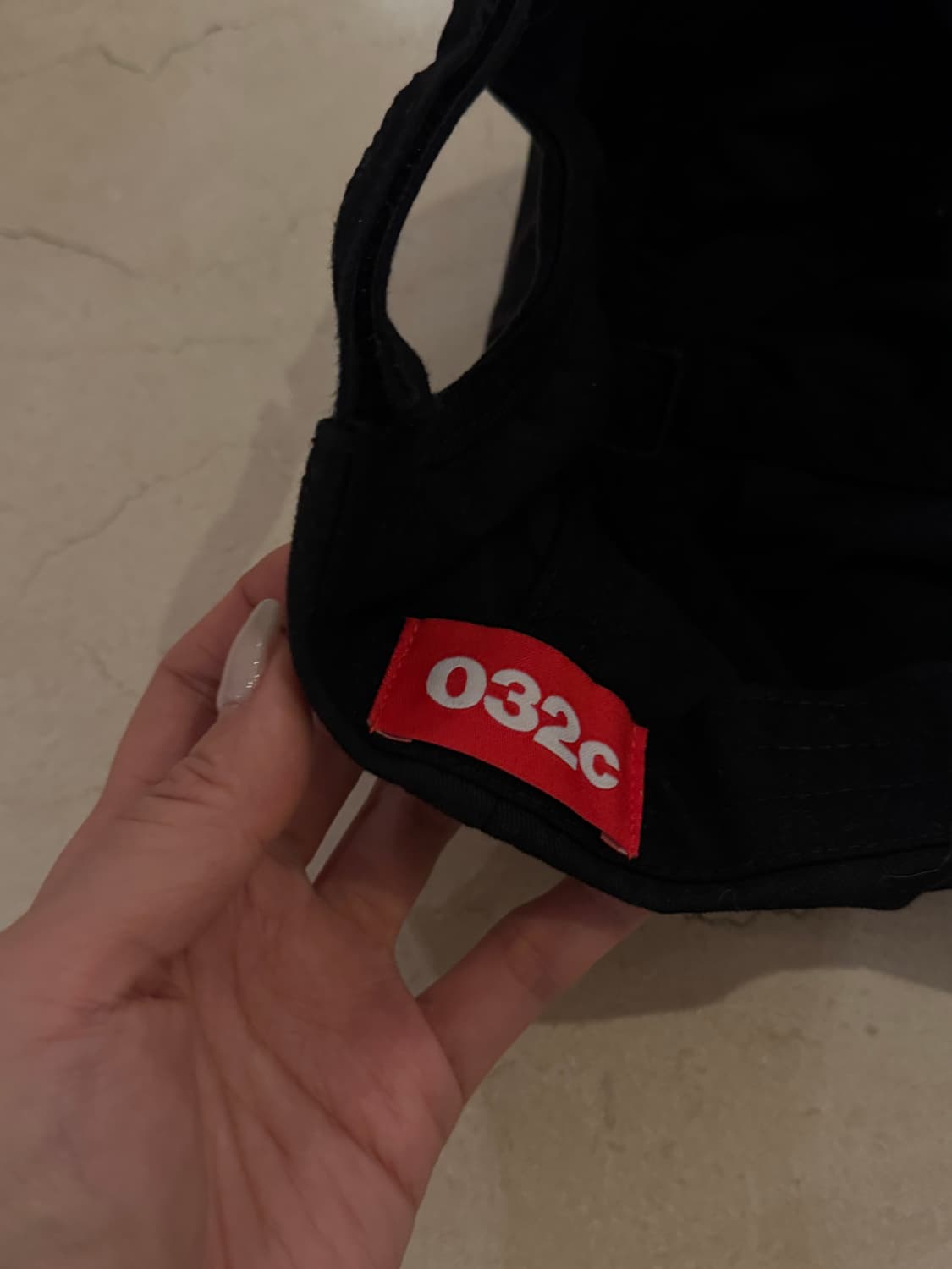 032c 크라이시스 캡 워시드 블랙 상품이미지2