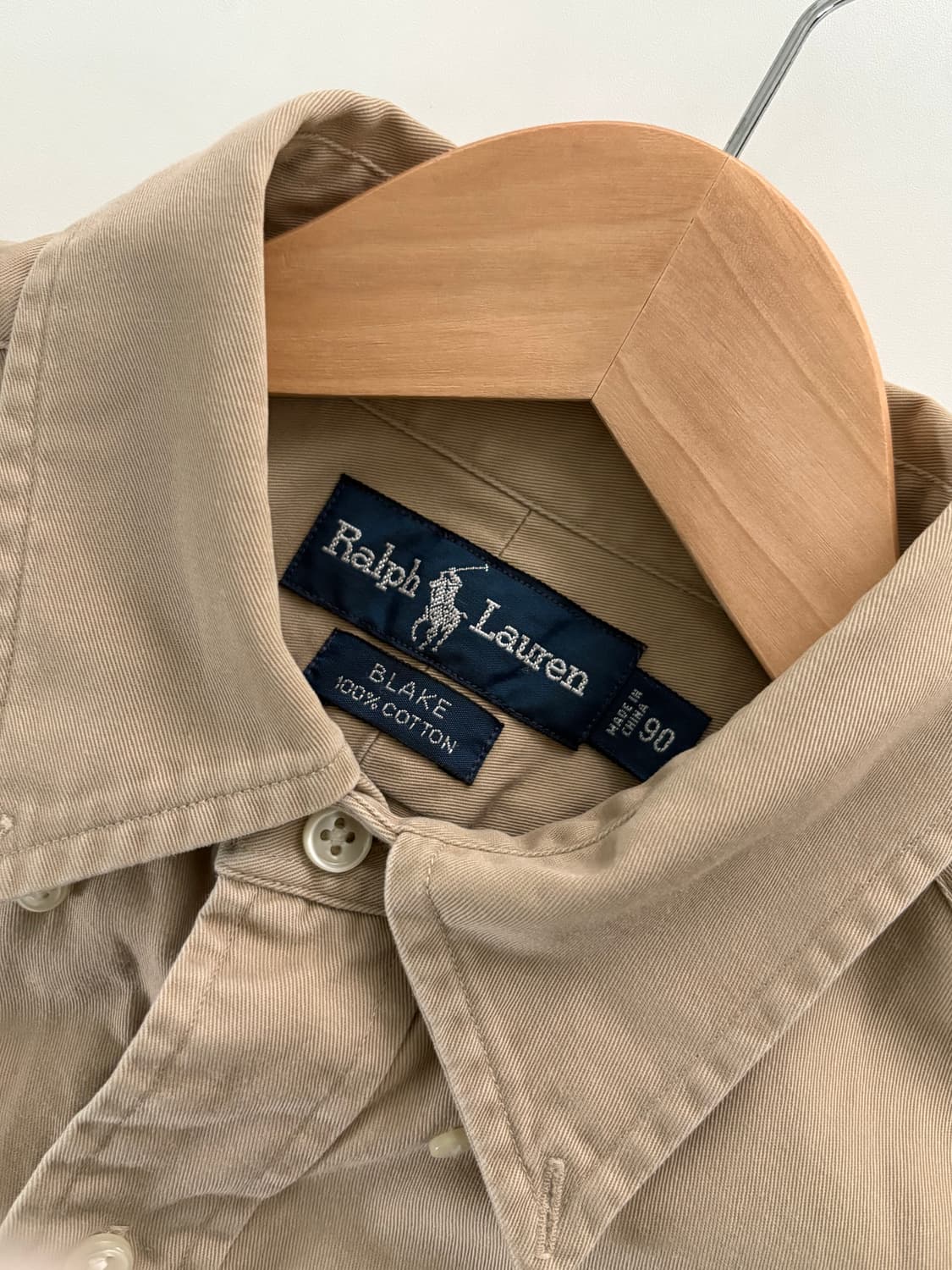 Polo 폴로 랄프로렌 베이지컬러 블레이크 셔츠 상품이미지5