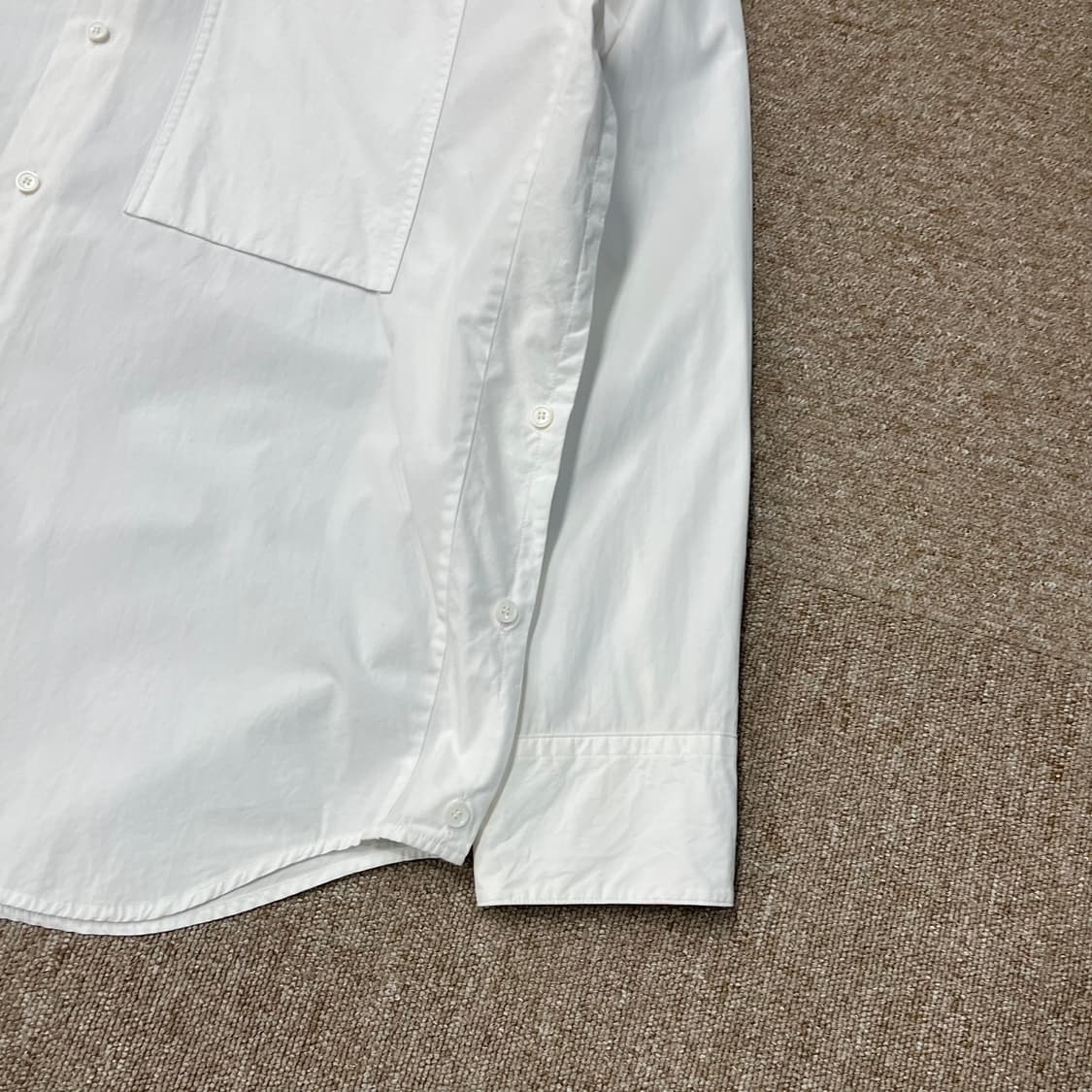 솔리드옴므 백로고 셔츠 상품이미지6