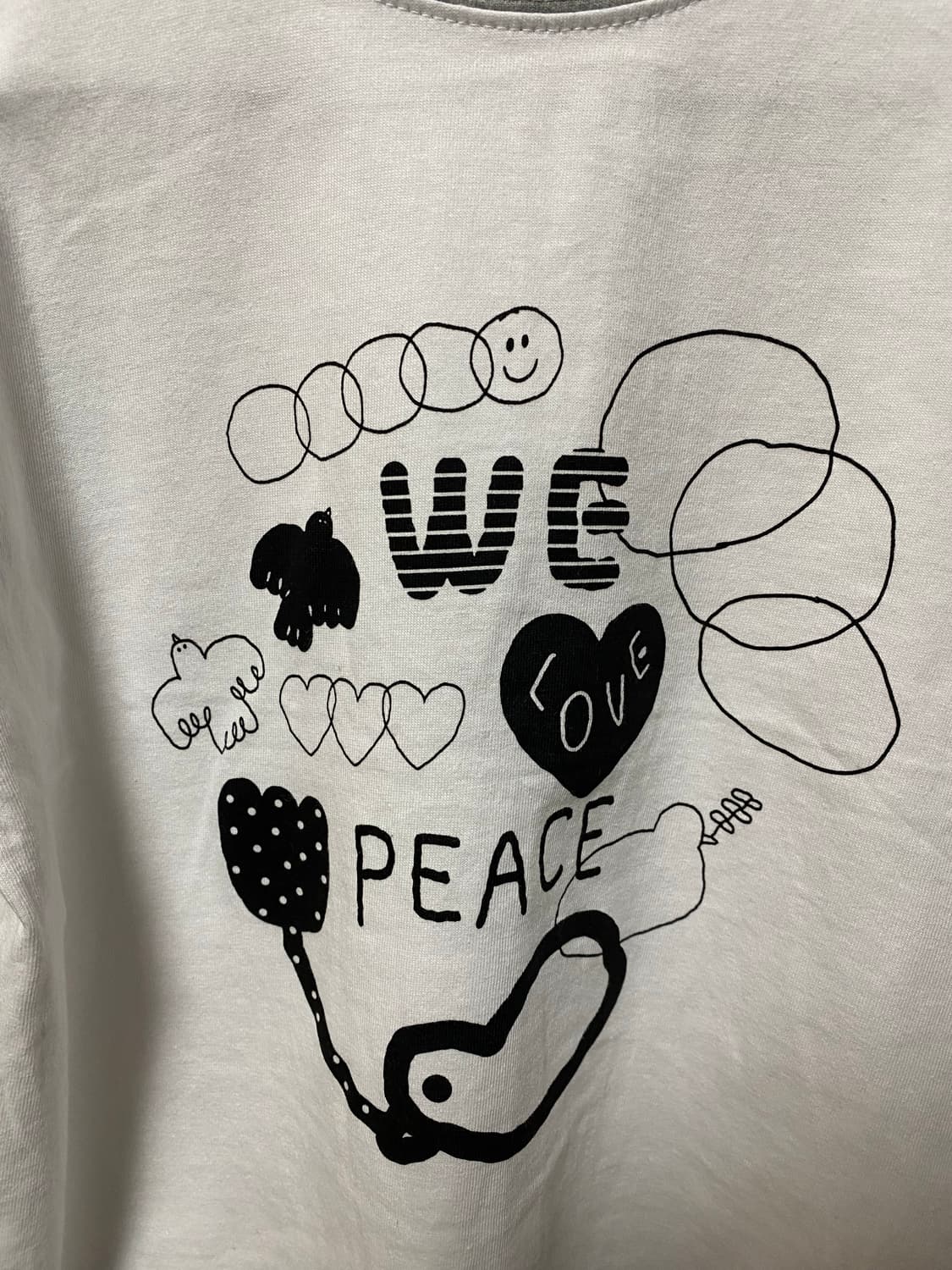 키치 프린트 반팔 티셔츠 상품이미지3