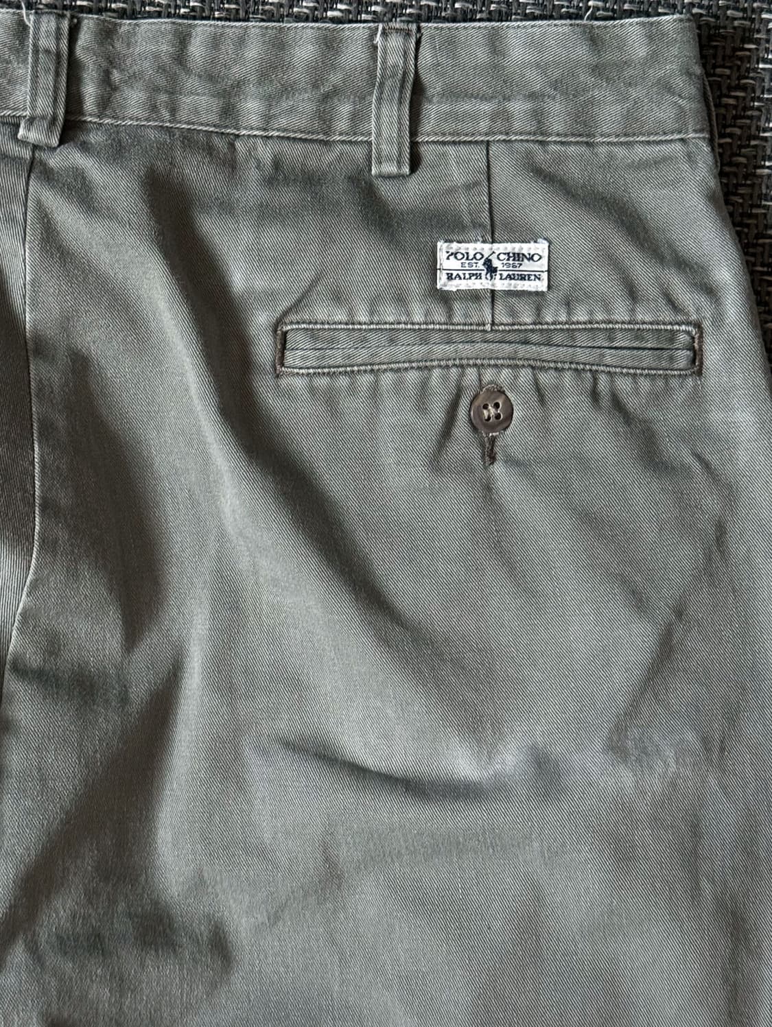 (34) 90s 폴로 랄프로렌 앤드류 더블 플리츠 치노 팬츠 상품이미지8