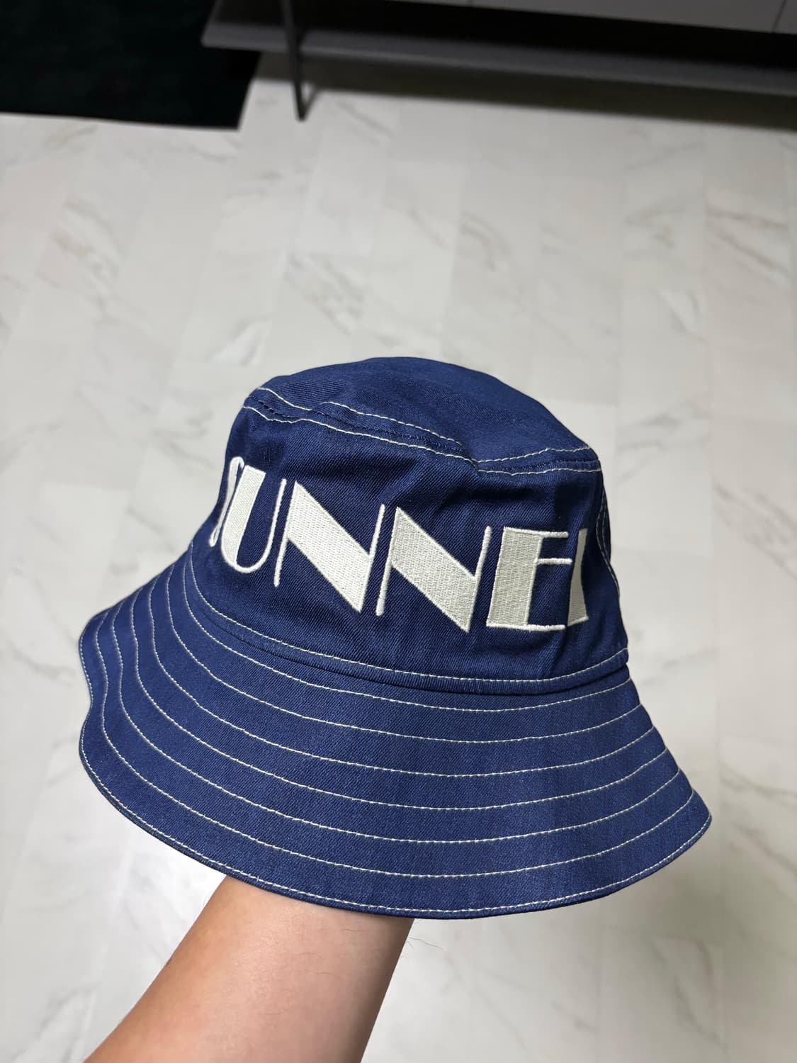 써네이 데님 버킷햇 새상품 상품이미지1
