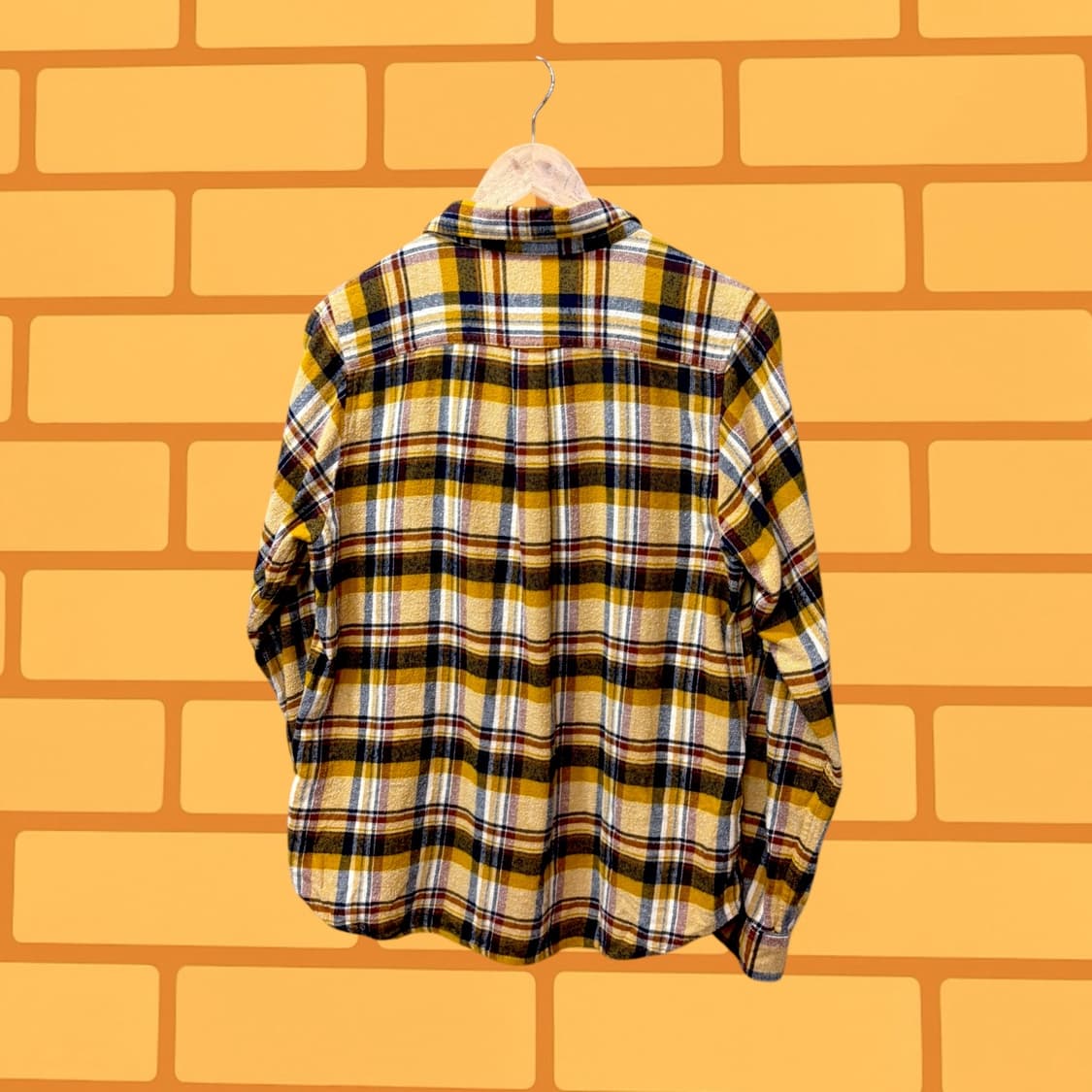세븐데이즈이즈선데이 플란넬 체크 셔츠 (M) 상품이미지5