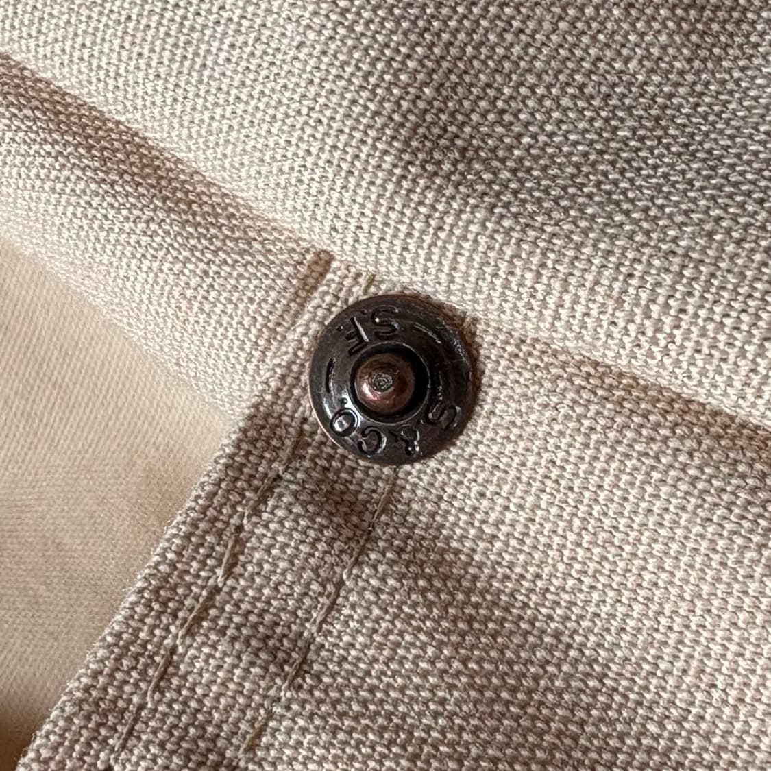 [34] 80s USA Levis 516 다크 브라운 탭 세미 부츠컷 상품이미지4