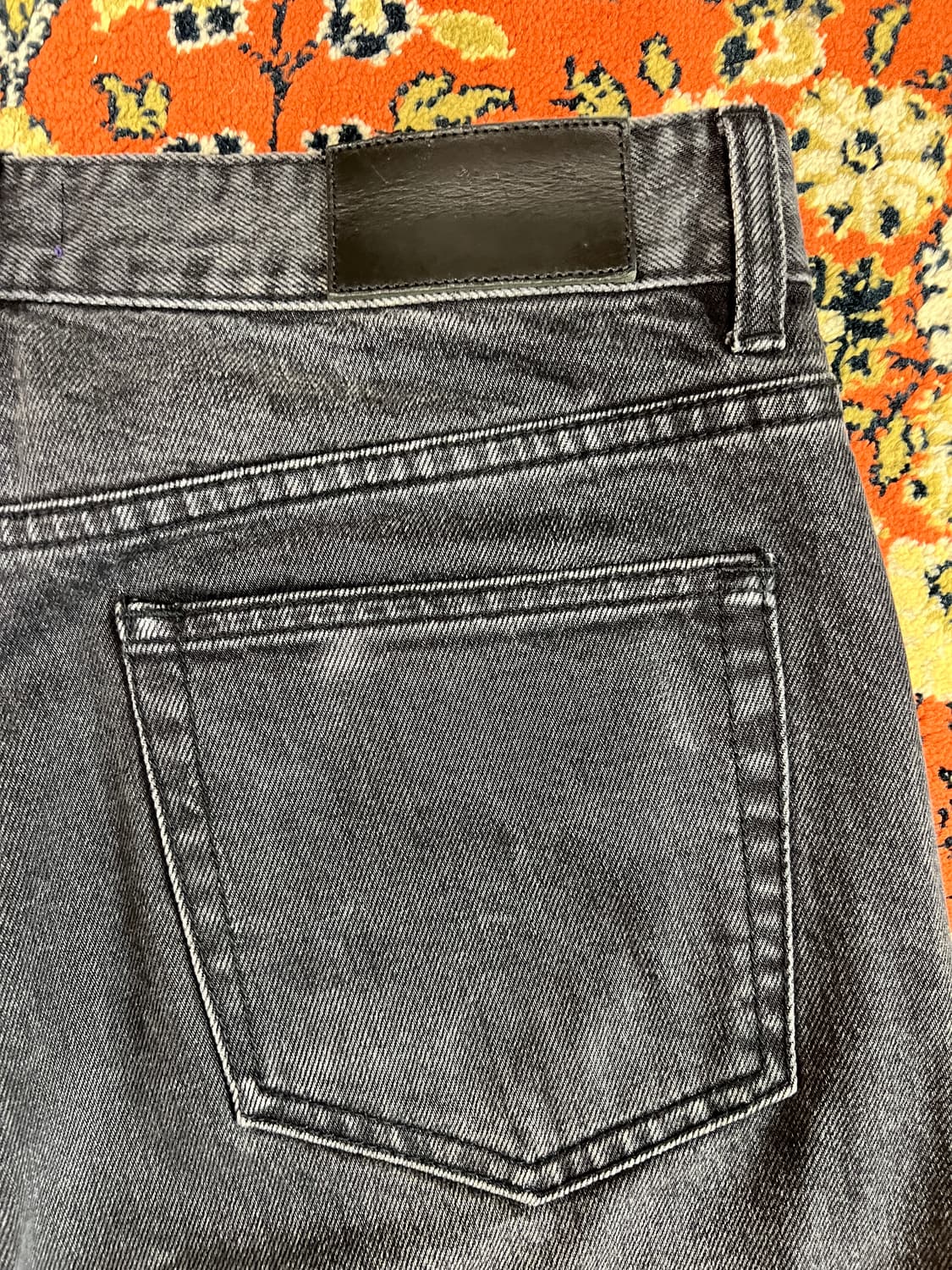 [31] 무신사스탠다드 프리미엄 흑청 데님팬츠 상품이미지7