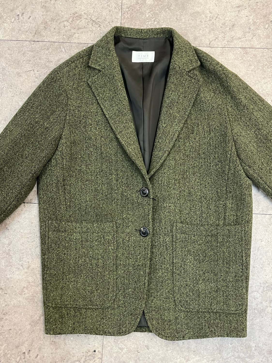 빈티지 울 알파카 자켓 그린 #csz2951 상품이미지4