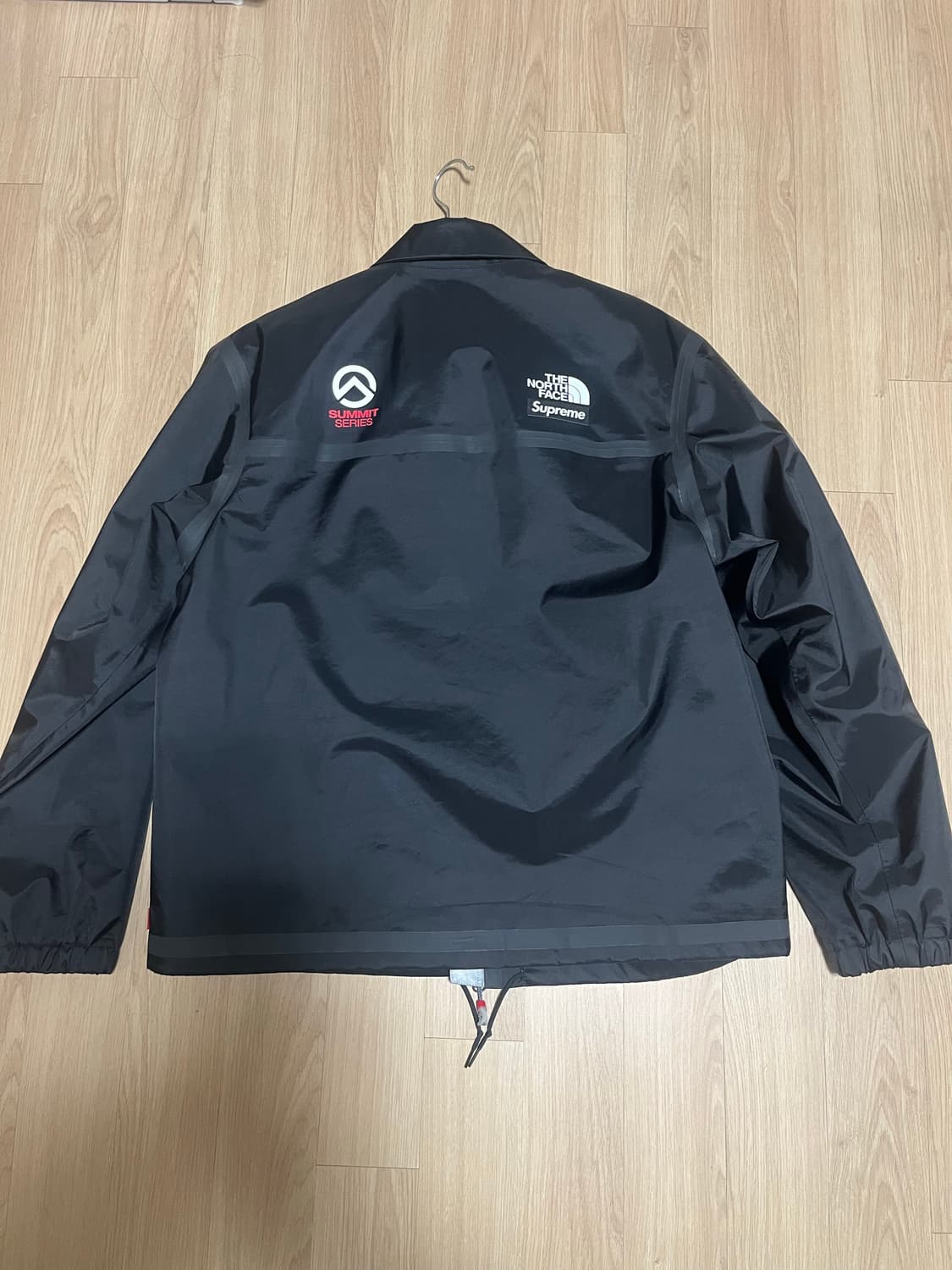 슈프림x노스 써밋 테이프심 코치 자켓 블랙 M 상품이미지1