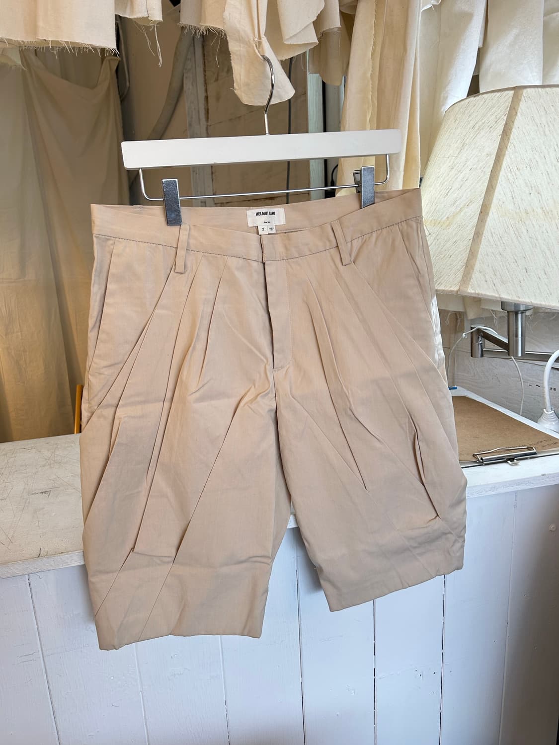HELMUT LANG 디테일 5부 팬츠 상품이미지1