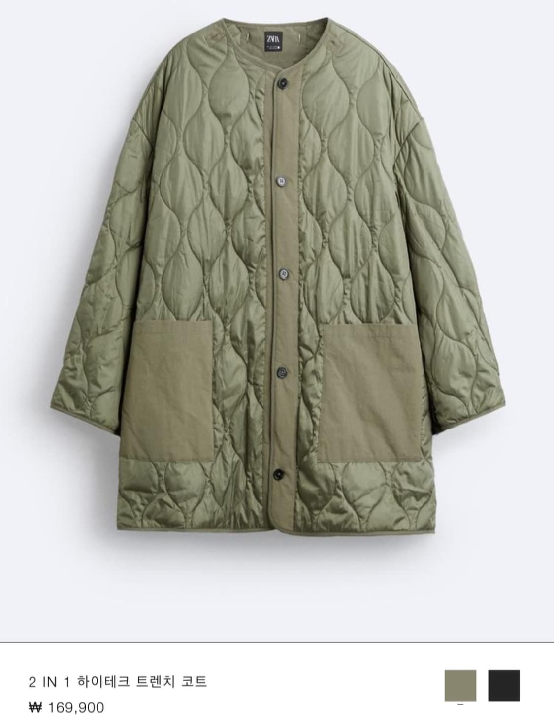 자라 M65 피쉬테일 파카 L-XL 상품이미지4