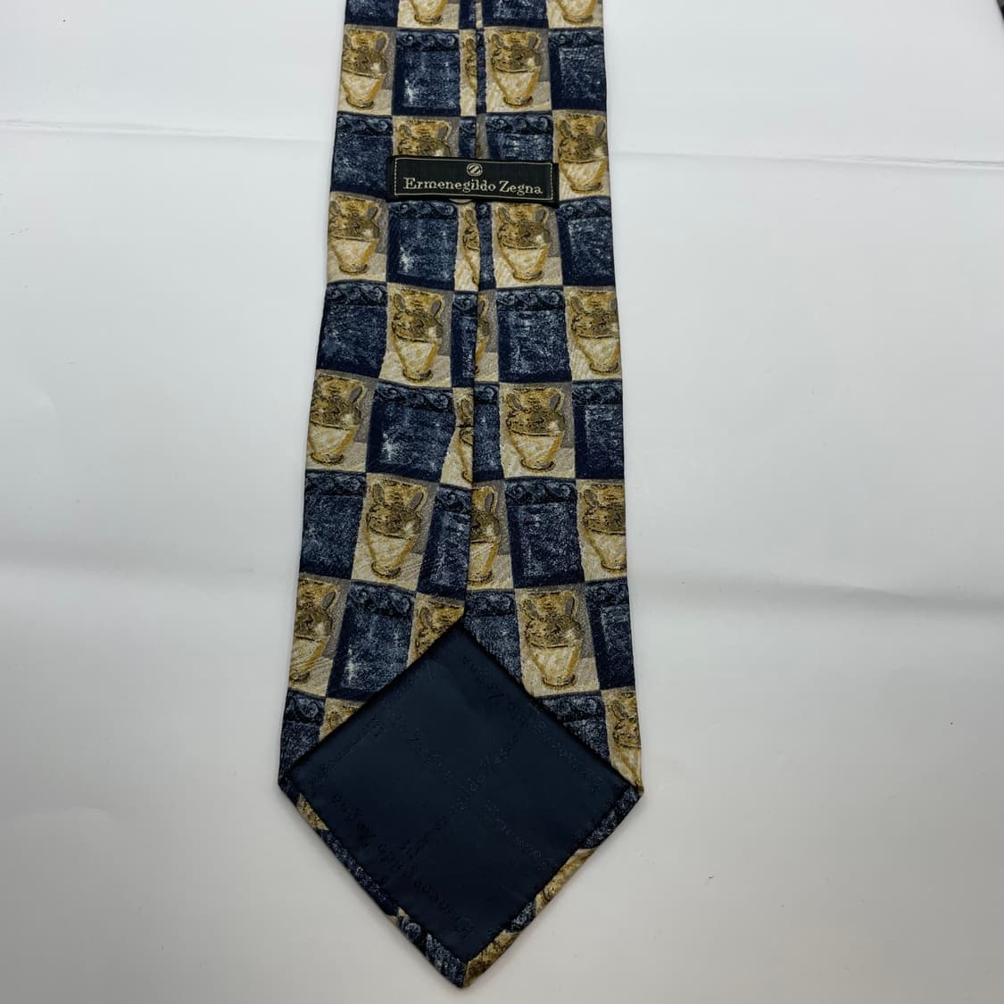 853) (Ermenegildo zegna) 에르메네질도제냐 패턴 넥타이 상품이미지2