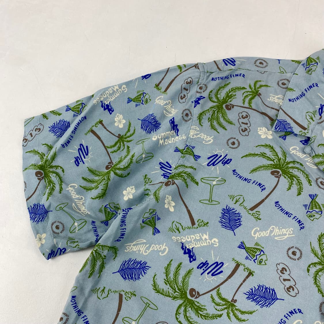 칼하트 WIP 미라지 하와이안 하프 셔츠 (100) 상품이미지4