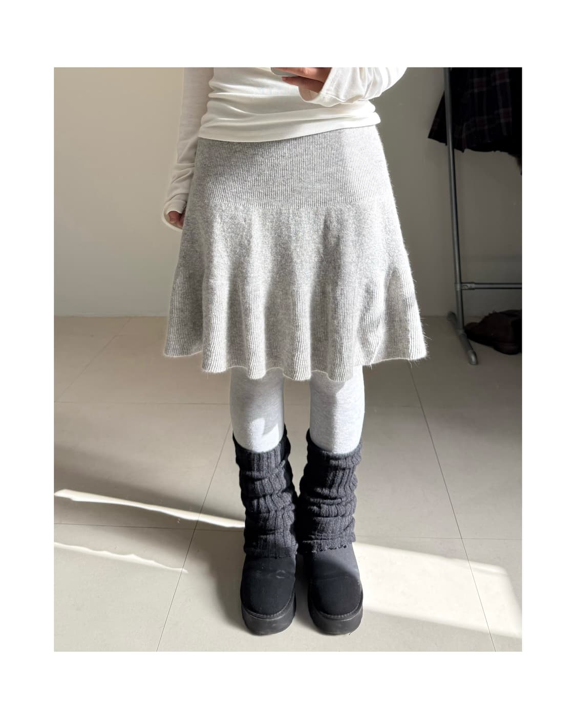 Alain manoukian 앙고라 혼방 스커트 상품이미지1