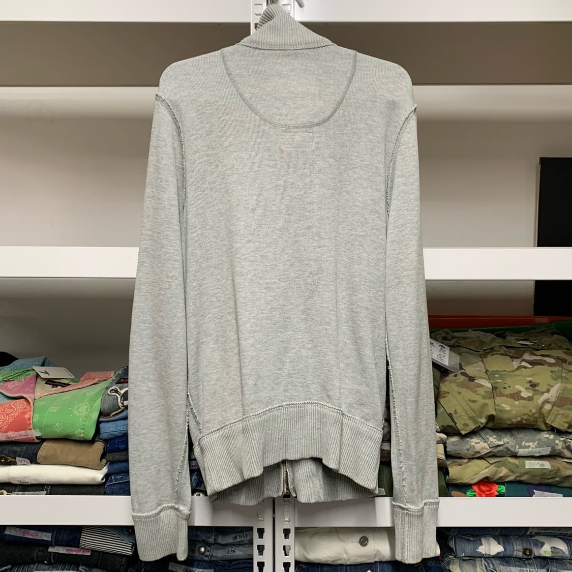 [표기 S, 실측 M] 아베크롬비 코튼 풀집업 상품이미지3