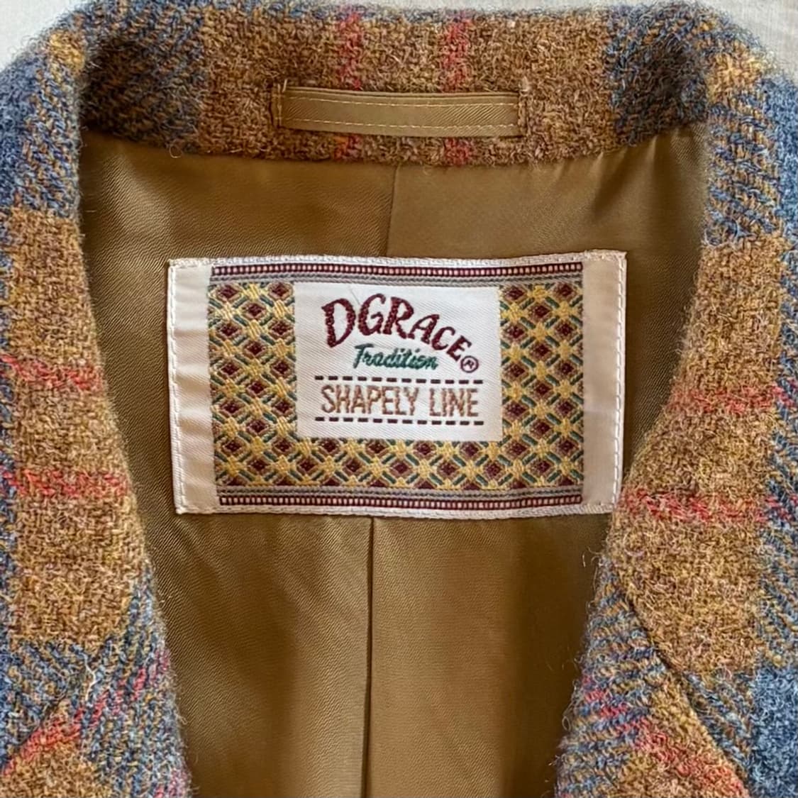 (여55-66) 90s Harris Tweed 싱글 3B 자켓 상품이미지5