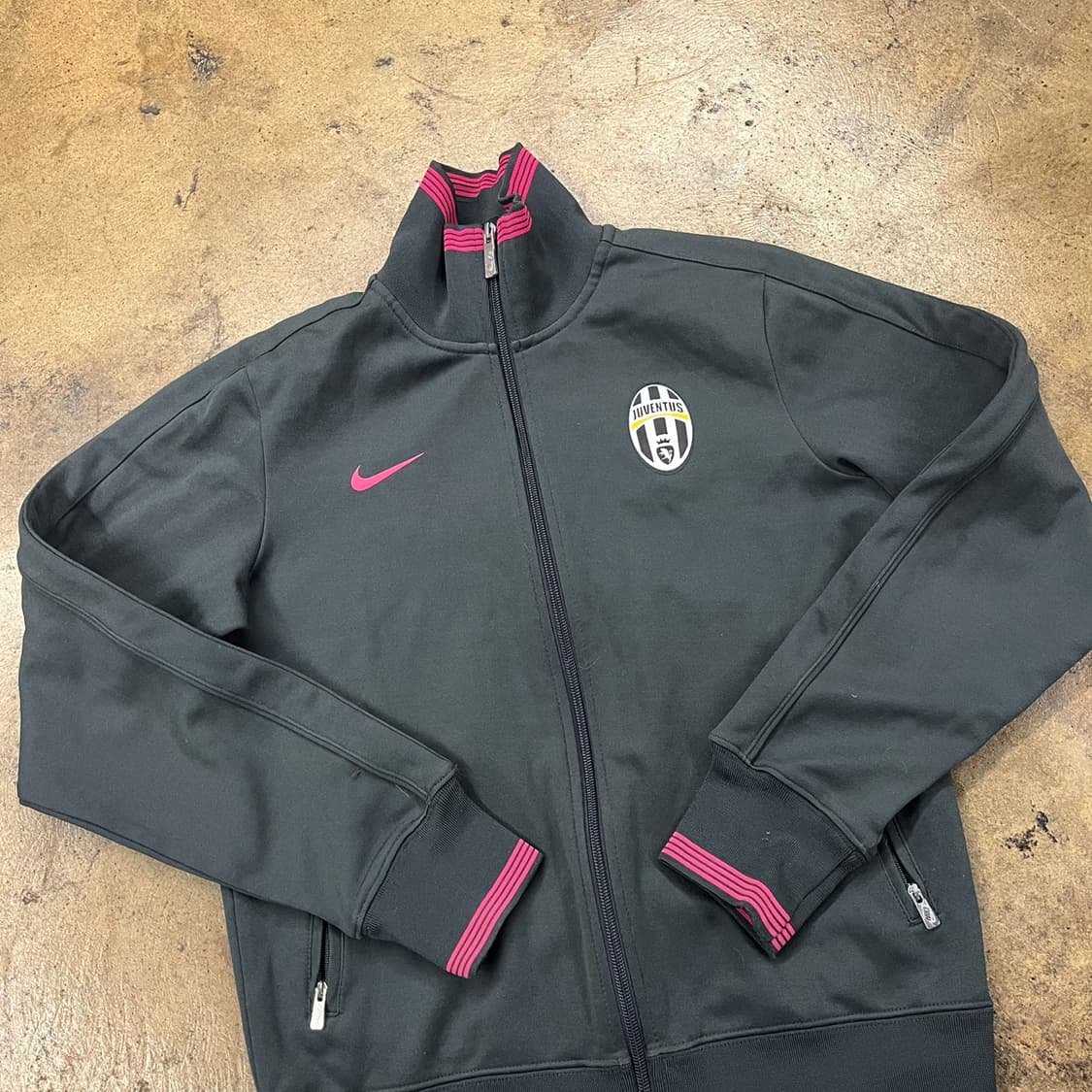 [정품/S] 나이키 유벤투스 트랙탑 블랙 핑크 져지 b15 상품이미지1