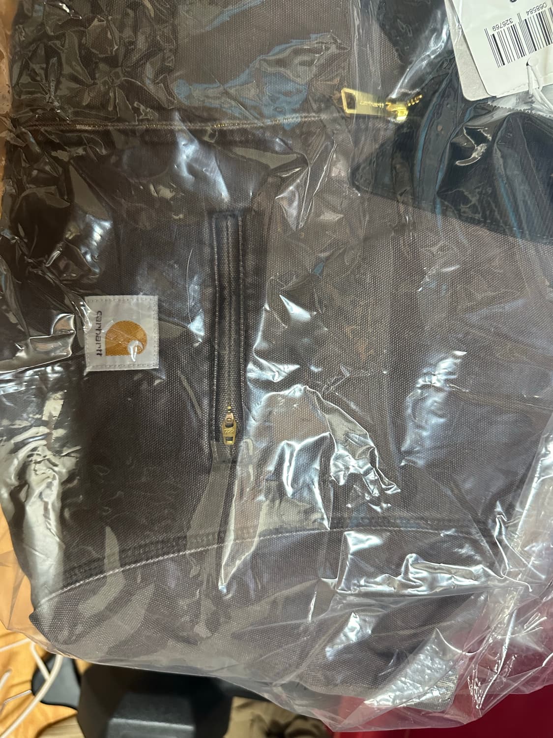 OG 디트로이트 자켓 토바코/블랙 스톤 캔버스 새제품 칼하트윕 wip 상품이미지2