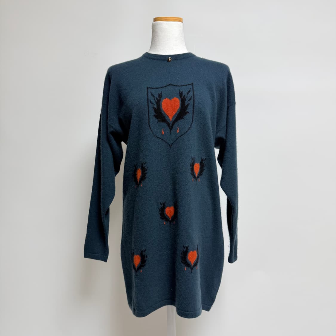 [캐시미어 100%] 스코틀랜드산 롱 니트 원피스 상품이미지1