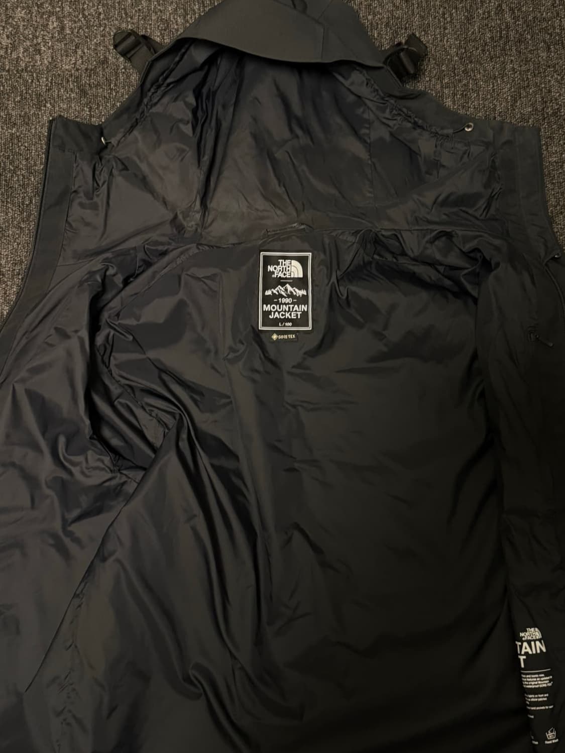 노스페이스 1990 마운틴 자켓 L/100 고어텍스 주우재 착샷 상품이미지3