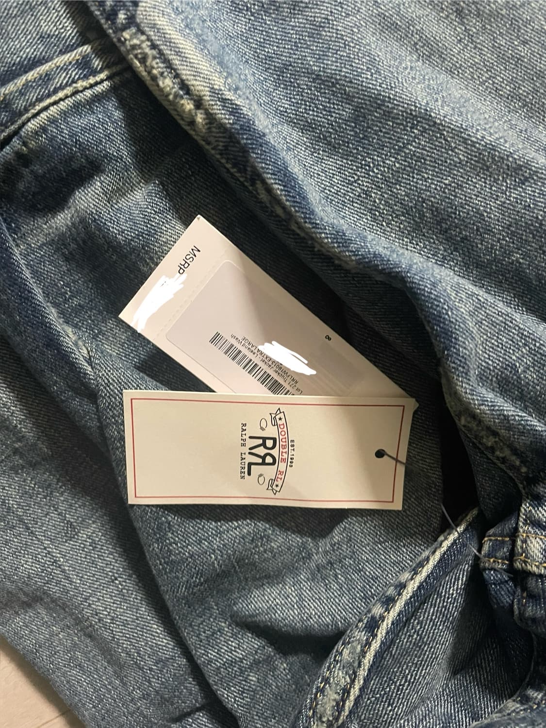 RRL 더블알엘 Lot 271 트러커 데님 자켓 XL 사이즈 상품이미지3