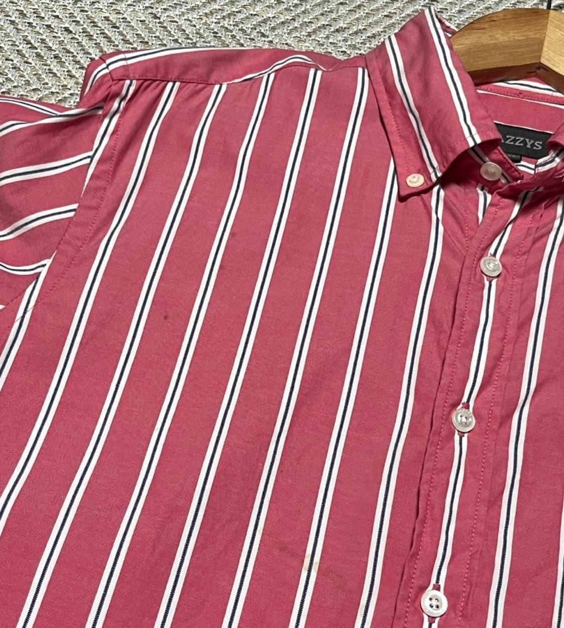 공용 헤지스 스트라이프 셔츠 남방 100 상품이미지7