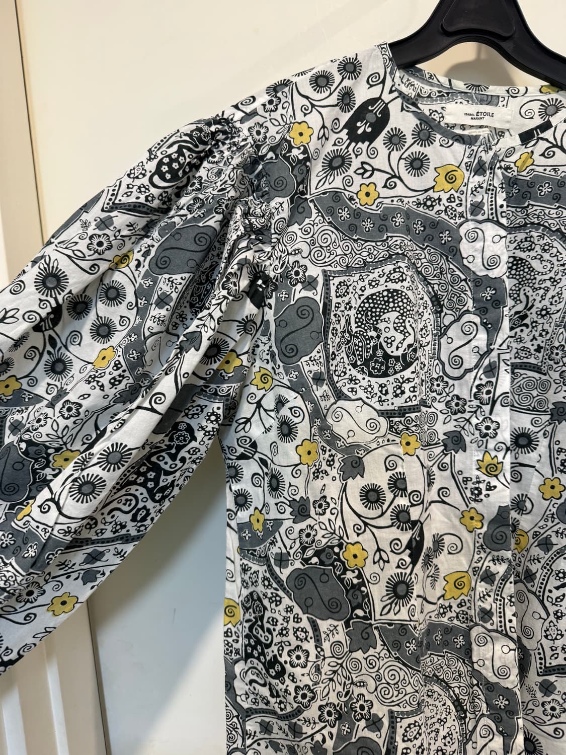 이자벨마랑 플로럴 블라우스 상품이미지5