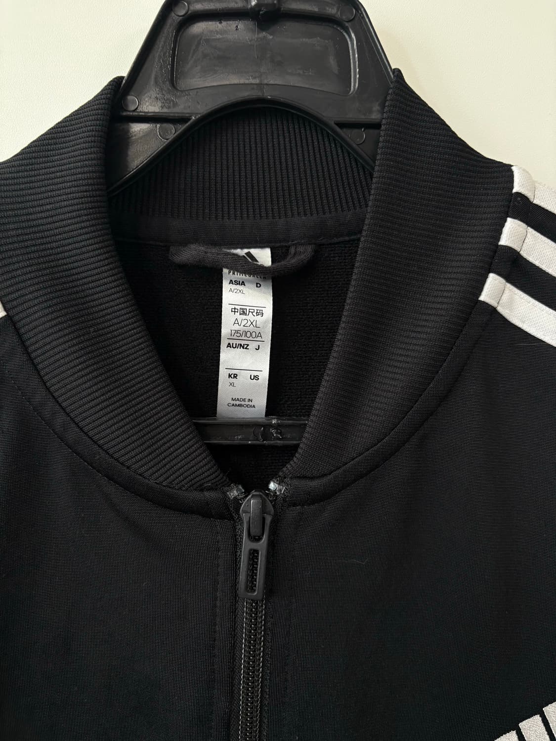 아디다스 블랙 트랙탑 져지 상품이미지4