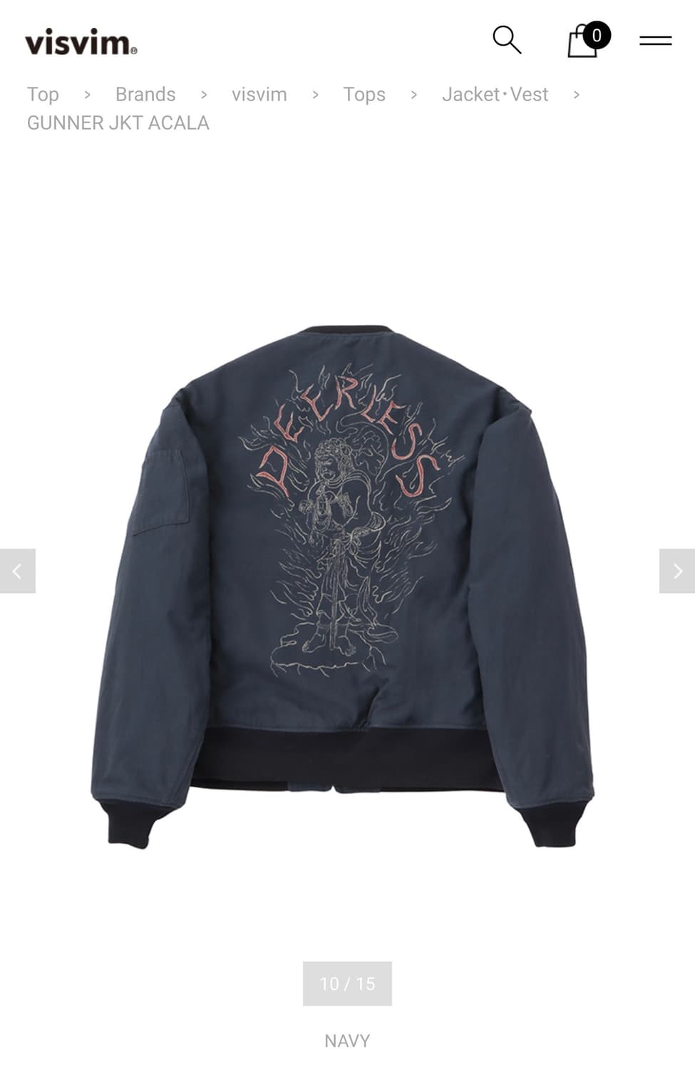 [3] 비즈빔 visvim 24aw gunner JKT ACALA 상품이미지2